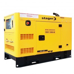 Generator de curent STAGER YDY15S3-E, silent, 1500 rpm, diesel, trifazat-lascule.ro